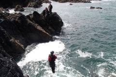 Taking the plunge at Old Head Mayo